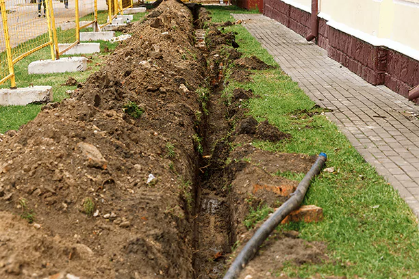 French Drains in The Woodlands TX