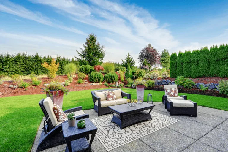 A beautiful landscaping design installed Pearce Scapes team in a Houston, TX home