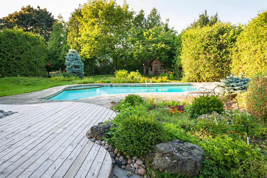 A beautiful landscaping design completed by Pearce Scape Team