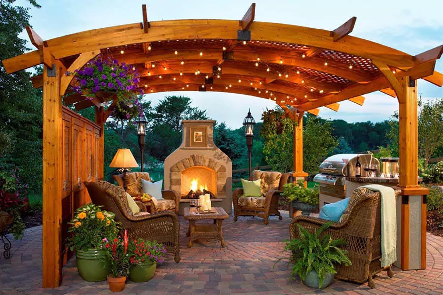 A beautiful and smart patio builds by Pearce Scapes team near Houston, TX