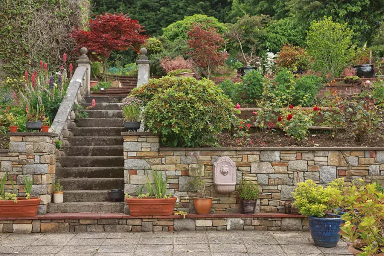 Houston TX Hardscape: Colorful garden planters