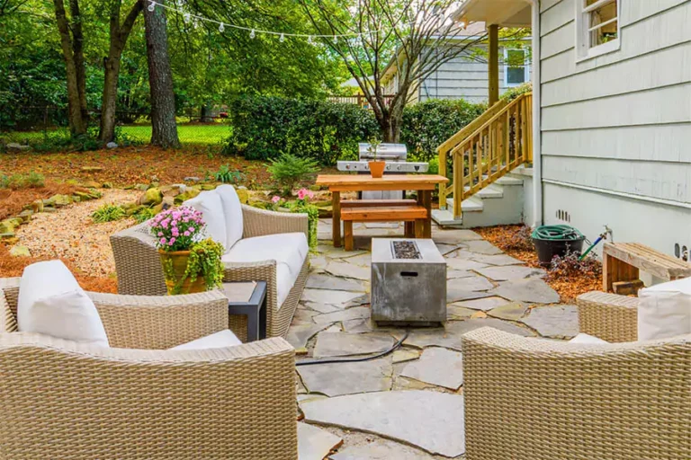 A beautiful backyard