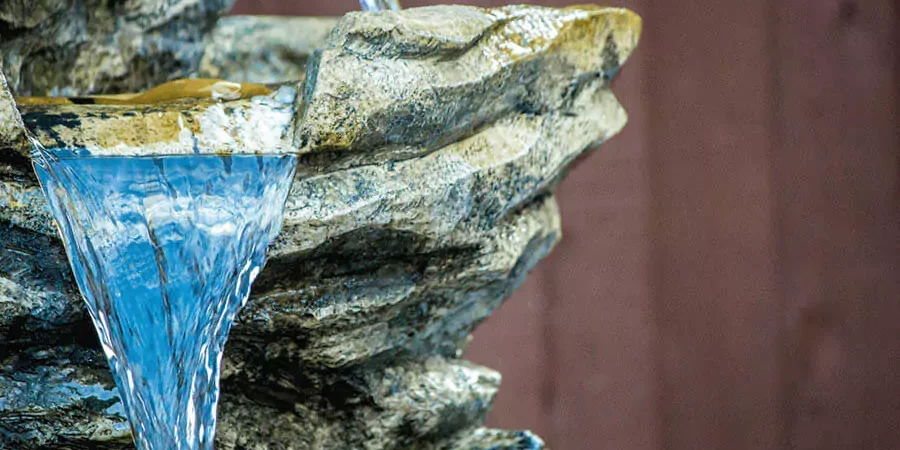 A beautiful water feature